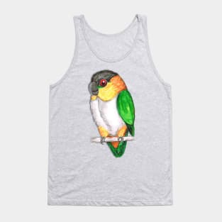 Black headed caique Tank Top